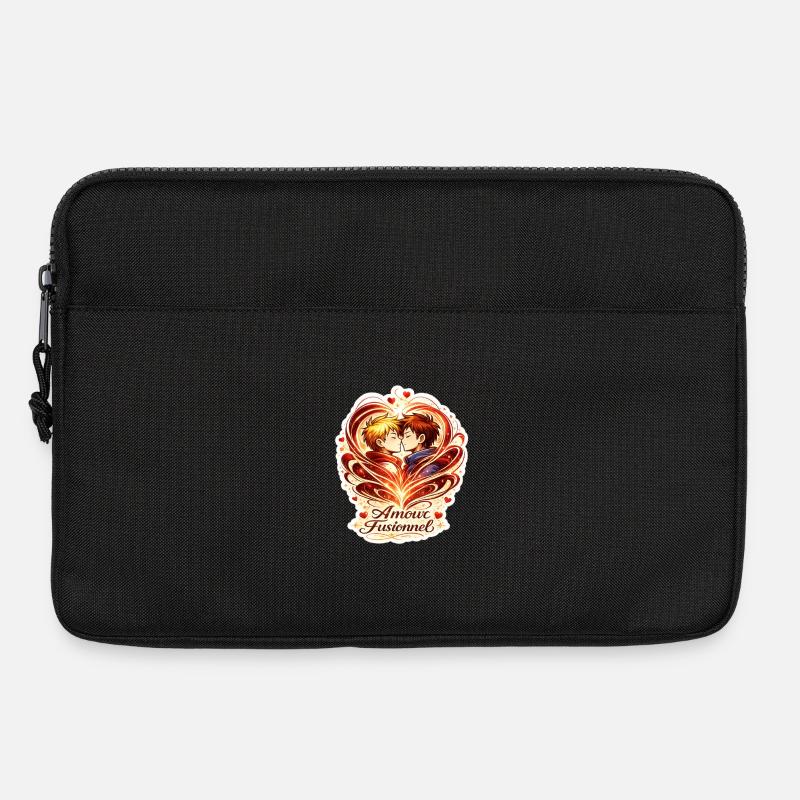 Fusional Love: Das Duo verflochten - Laptoptasche 13" - Schwarz