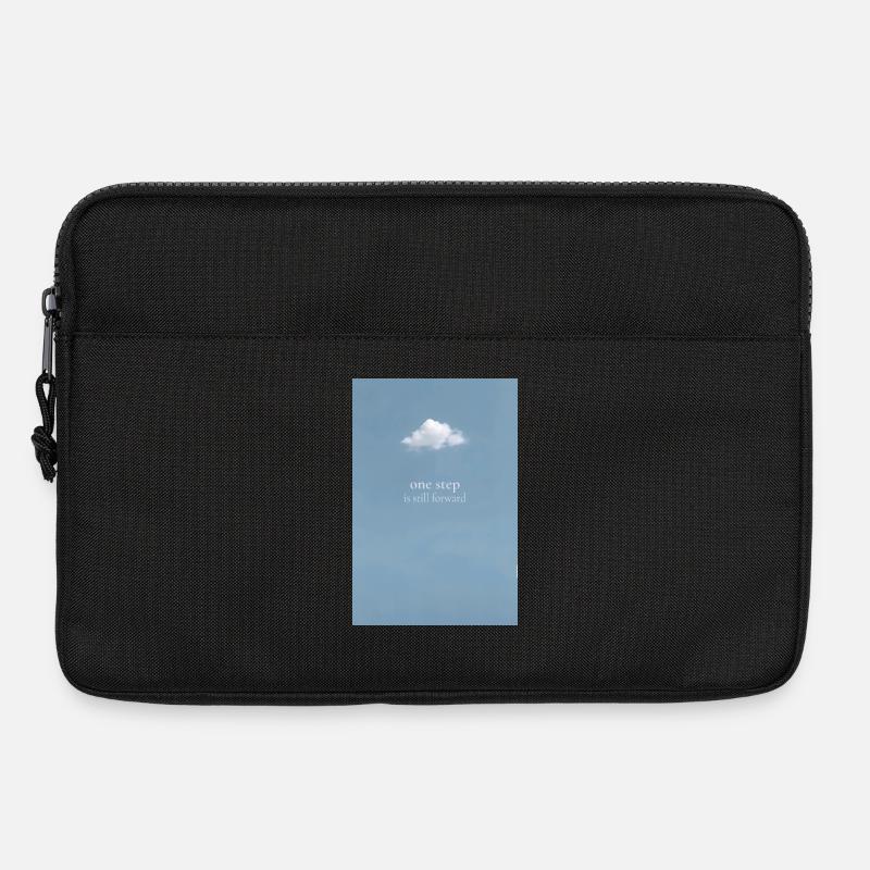 Ein Schritt bleibt Vorwärts - Laptoptasche 13" - Schwarz