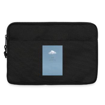 still growing – ruhig wachsen - Laptoptasche 13" - Schwarz - Vorne