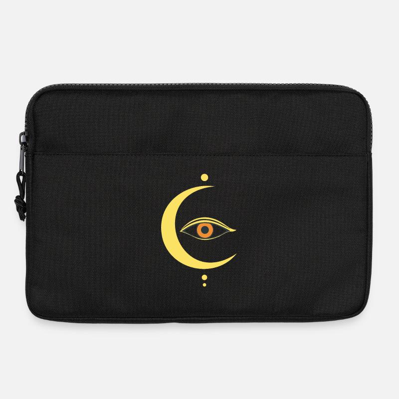 Mystical Eye & Moon - Laptop bag 13" - black