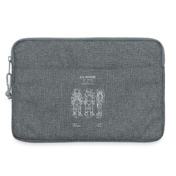 Retro-Patent-Astronautenanzug - Laptoptasche 13" - Grau meliert - Vorne
