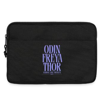 Odin Freya Thor: Weisheit & Stärke - Laptoptasche 13" - Schwarz - Vorne