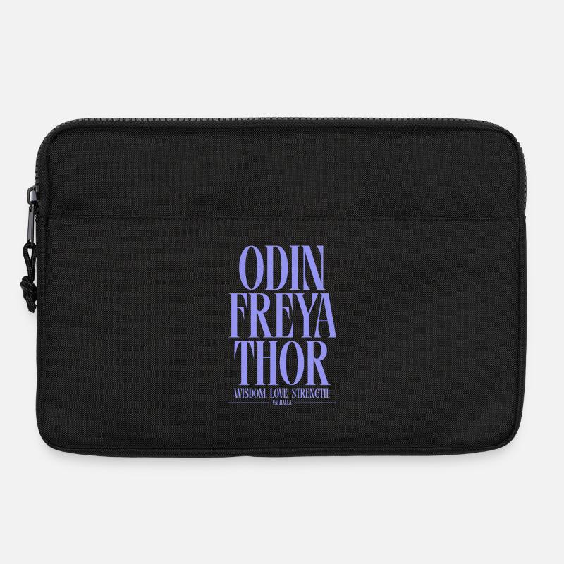 Odin Freya Thor: Wisdom & Strength - Laptop bag 13" - black