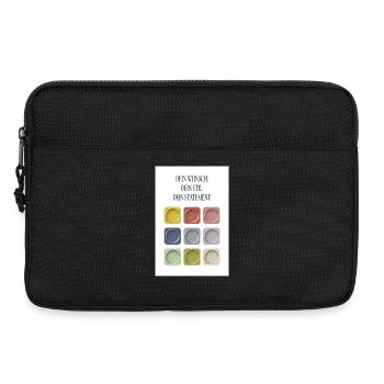 Your desire Your style Your statement - Laptop bag 13" - black - Front
