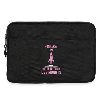 Beste Friseurin Mitarbeiterin des Monats Frisörin - Laptoptasche 13" - Schwarz - Vorne