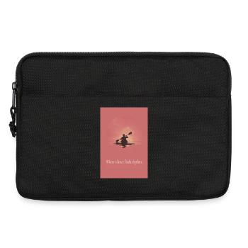Where Silence Finds Rhythm Kanu Poster - Laptoptasche 13" - Schwarz - Vorne
