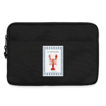 Le Homard Club Bistro Poster Hummer Frankreich - Laptoptasche 13" - Schwarz - Vorne