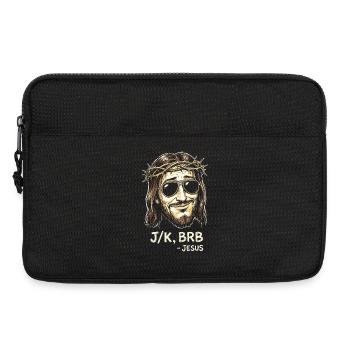 BRB Jesus mit Sonnenbrille - Laptoptasche 13" - Schwarz - Vorne