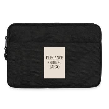 Elegance Needs No Logo – Quiet Luxury Design - Laptoptasche 13" - Schwarz - Vorne