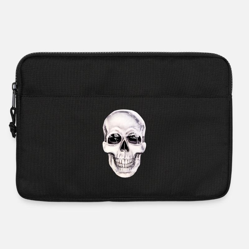 Totenkopf Dark Art Schädeldesign Original - Laptoptasche 13" - Schwarz