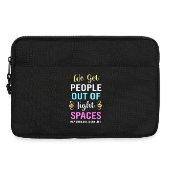 Accouchement par sage-femme - Sacoche pour ordinateur portable 13 pouces - noir - Devant
