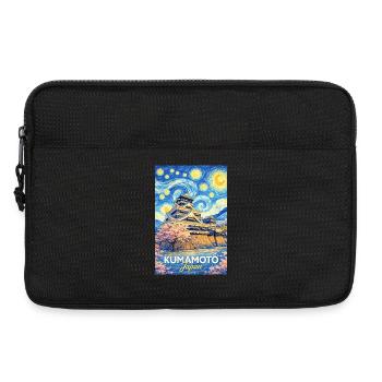 Kumamoto Japan - Laptop bag 13" - black - Front