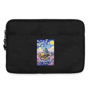 Nagoya, Japon - Sacoche pour ordinateur portable 13 pouces - noir - Devant