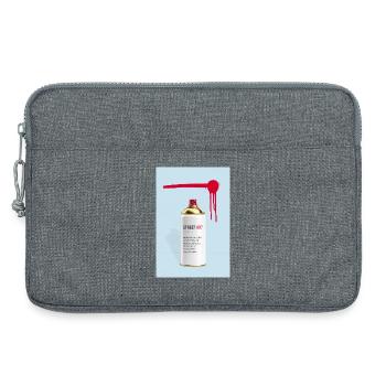 Street Art Definition Spray Can Design - Laptoptasche 13" - Grau meliert - Vorne