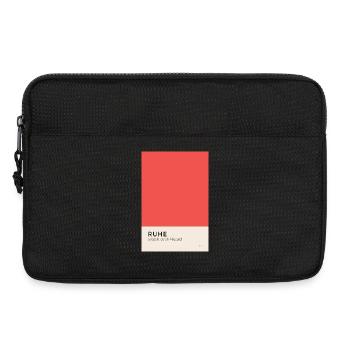 Ruhe entsteht durch Abstand Poster - Laptoptasche 13" - Schwarz - Vorne