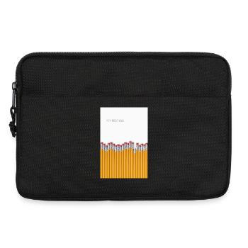 Perfection Minimalist Irony Design - Laptoptasche 13" - Schwarz - Vorne