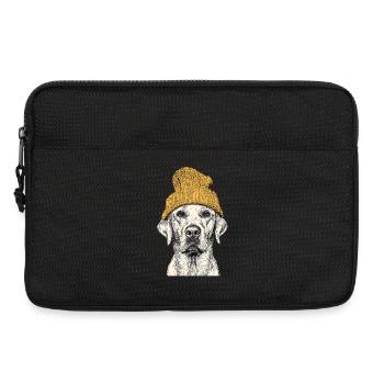 Beanie Retriever - Laptop bag 13" - black - Front