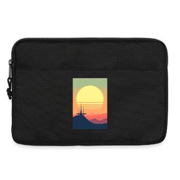 A New Age of Space Has Begun - Laptop bag 13" - black - Front