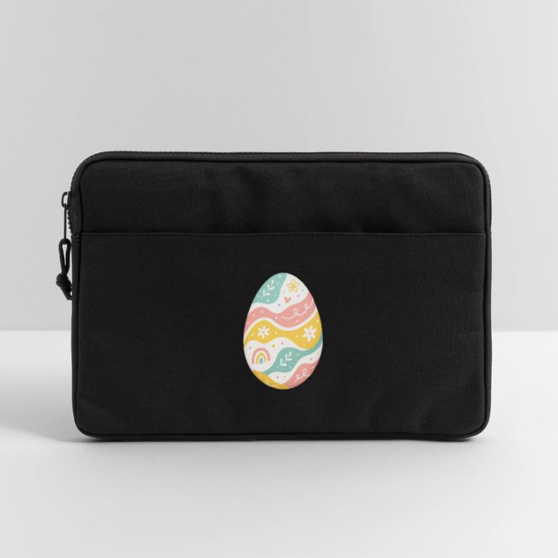 Pastel Easter Egg Pattern Laptop bag 13"