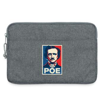 Gotische literarische Porträtplakate - Laptoptasche 13" - Grau meliert - Vorne