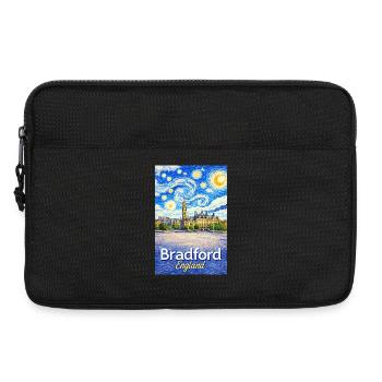 Bradford England Sternenwirbel - Laptoptasche 13" - Schwarz - Vorne