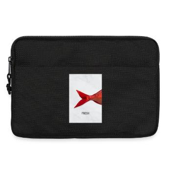 Fresh Fish Minimal Design Modern - Laptop bag 13" - black - Front