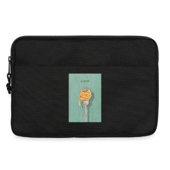Pasta Gabel al dente Küchen Design - Laptoptasche 13" - Schwarz - Vorne