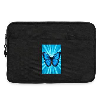 Schmetterling - Laptoptasche 13" - Schwarz - Vorne