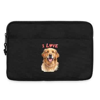  I Love Golden Retriever - Laptoptasche 13" - Schwarz - Vorne