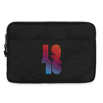 Vintage 1976 - Laptoptasche 13" - Schwarz - Vorne