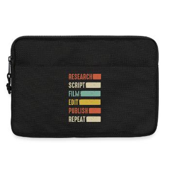 Videoeditor Content Creator Vlogger Streamer - Laptoptasche 13" - Schwarz - Vorne