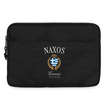 Couronne des armoiries de Naxos Grèce – Souvenir de voyage - Sacoche pour ordinateur portable 13 pouces - noir - Devant