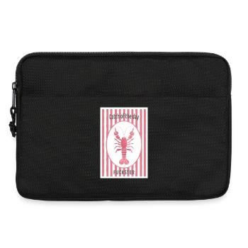 Screwster Lobster t-shirt rétro drôle - Sacoche pour ordinateur portable 13 pouces - noir - Devant
