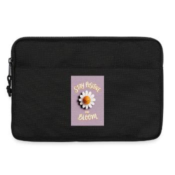 Stay Positive Bloom Daisy - Laptop bag 13" - black - Front