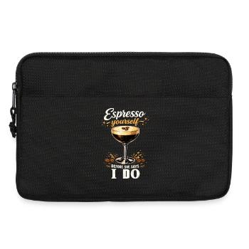 JGA Espresso Martini: Espresso Yourself Before I D - Laptop bag 13" - black - Front