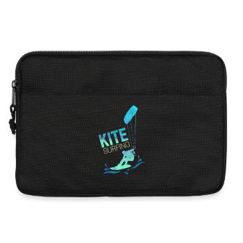 Kitesurfing Vintage Kiteboarder Kite Surfing - Laptoptasche 13" - Schwarz - Vorne
