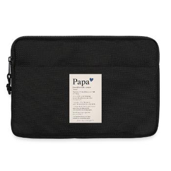 Danke Papa - Laptoptasche 13" - Schwarz - Vorne