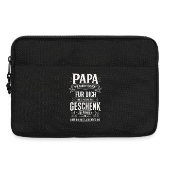 Papa Wir Haben Versucht Für Dich Das Perfekte - Laptoptasche 13" - Schwarz - Vorne