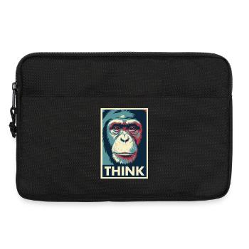 Affendenken Pop-Art-Poster - Laptoptasche 13" - Schwarz - Vorne