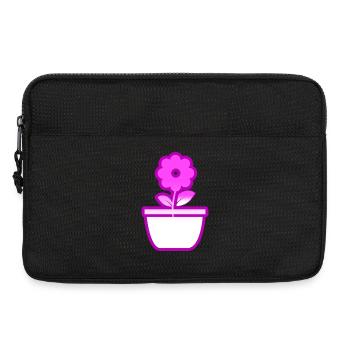 Blume - Laptoptasche 13" - Schwarz - Vorne