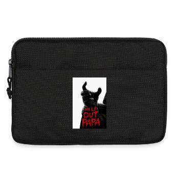 Mi lé out papa 974 - Sacoche pour ordinateur portable 13 pouces - noir - Devant