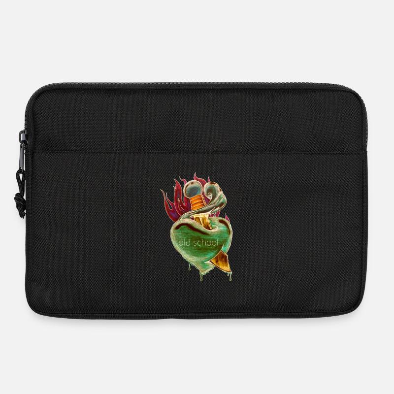 old school tattoo - Laptoptasche 13" - Schwarz