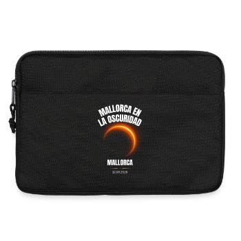 Mallorca en la Oscuridad Sonnenfinsternis 12.08.20 - Laptoptasche 13" - Schwarz - Vorne