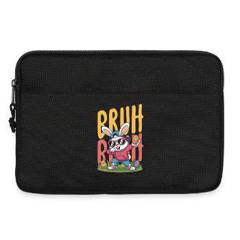 Frohe Ostern Süßer Osterhase Eiersuche Ostereier - Laptoptasche 13" - Schwarz - Vorne