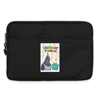 Fête d’anniversaire des pigeons - Sacoche pour ordinateur portable 13 pouces - noir - Devant