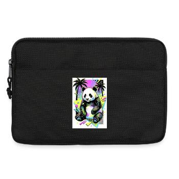 panda - Sacoche pour ordinateur portable 13 pouces - noir - Devant
