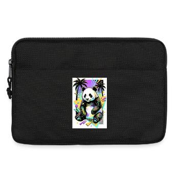 panda - Laptop bag 13" - black - Front