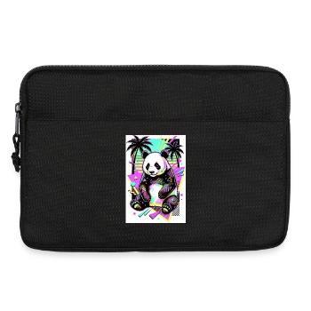 panda - Sacoche pour ordinateur portable 13 pouces - noir - Devant