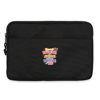 Selbstfürsorge zuerst Selfcare Achtsamkeit - Laptoptasche 13" - Schwarz - Vorne