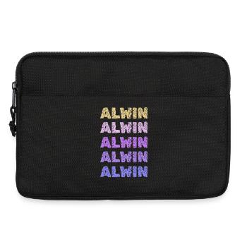 Name Alwin - Laptoptasche 13" - Schwarz - Vorne